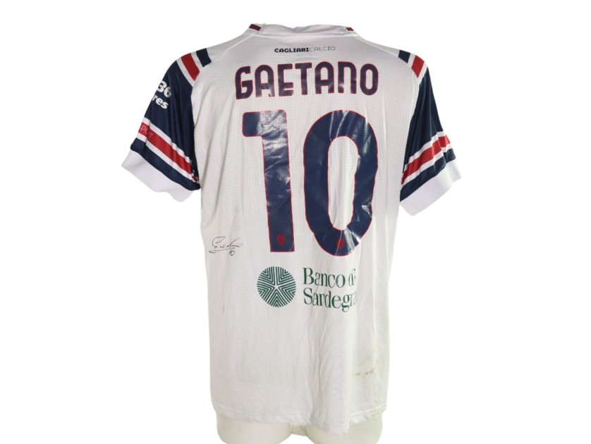 Gaetano's Signed Unwashed Shirt, Cagliari vs Torino 2026