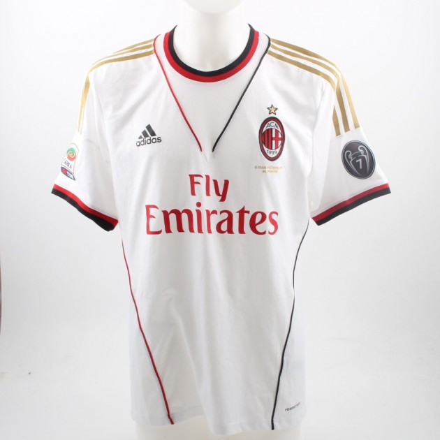 Kaka Milan shirt, issued/worn Serie A 2013/2014