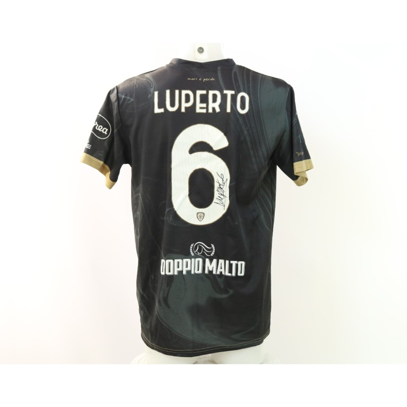 Luperto's Monza vs Cagliari Signed Unwashed Shirt, 2025