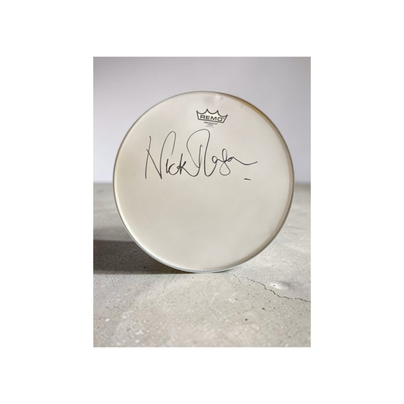 Nick Mason of Pink Floyd Signed Remo Drumskin 