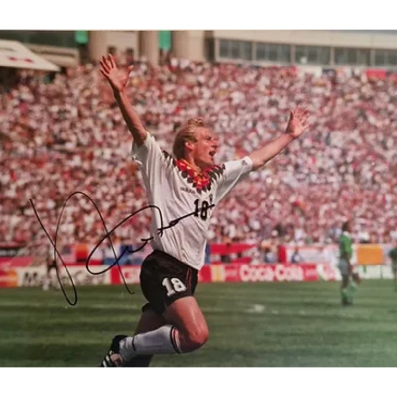 Immagine autografata della Germania di Jürgen Klinsmann