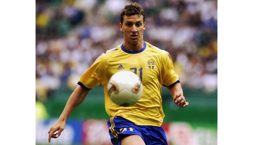 Ibrahimovic's Sweden Match Shirt, WC 2002