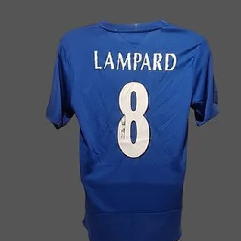 Maglia replica del centenario firmata da Frank Lampard per il Chelsea FC 2005/06