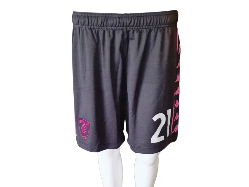 Empoli FC - Mattia Viti Match-Issued Shorts 2024-25