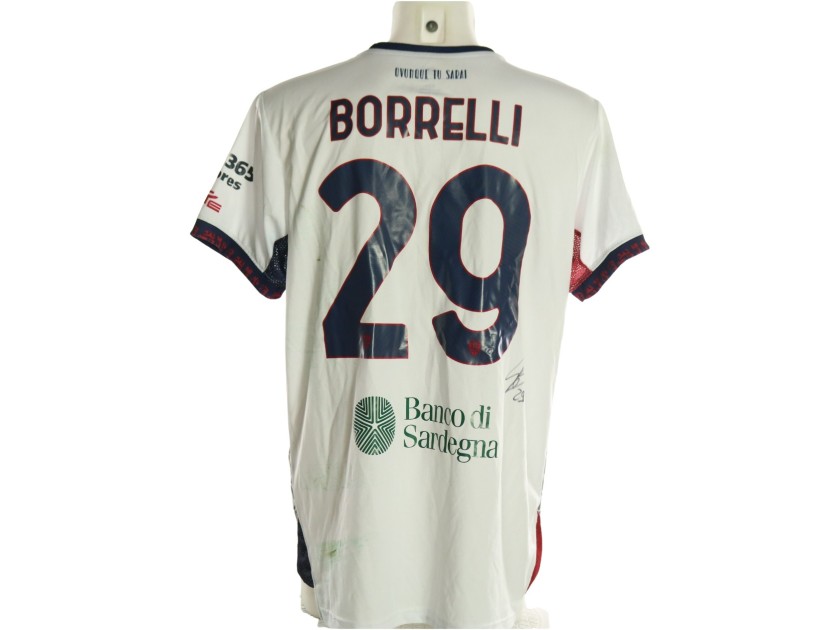 Borrelli's Signed Unwashed Shirt, Inter vs Cagliari 2026
