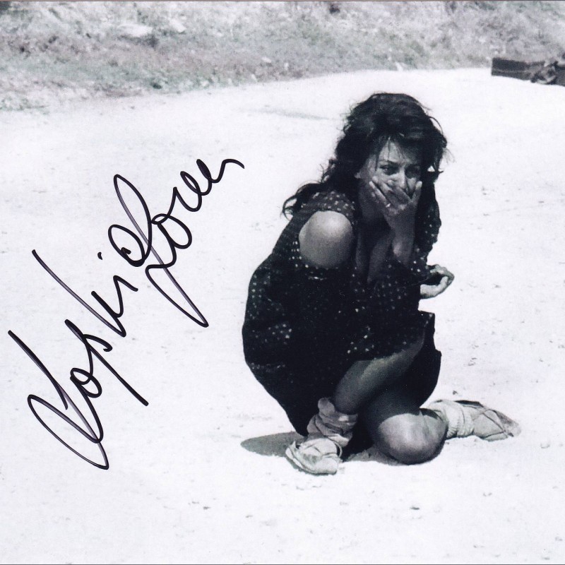 "La Ciociara" - Photograph Signed by Sophia Loren