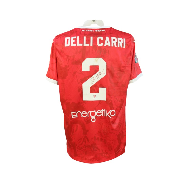 Delli Carri's SIgned Unwashed Shirt, Pergolettese vs Padova 2024