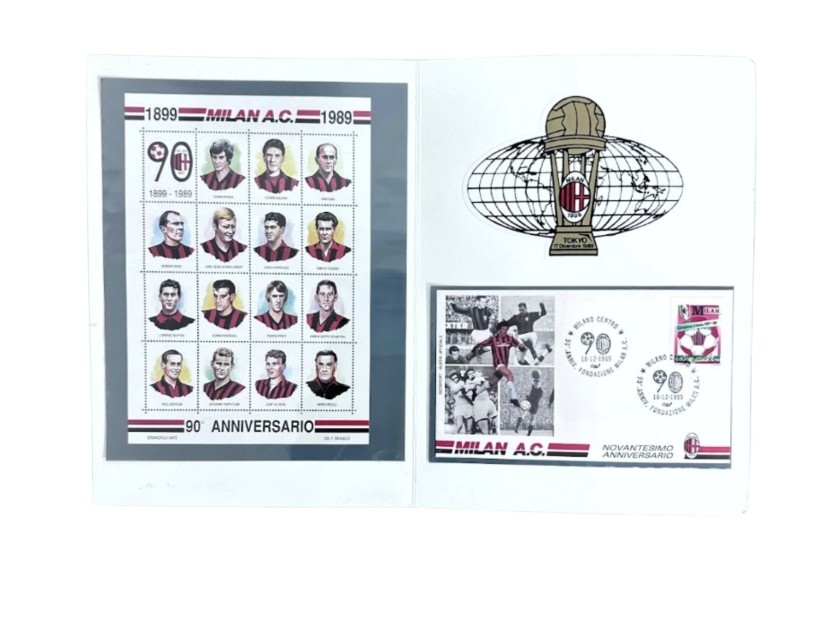 Milan's 90th Anniversary Official Stamp
