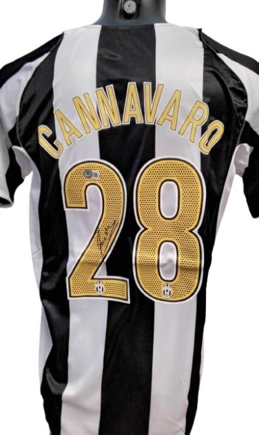 Maglia replica Cannavaro Juventus, 2004/05 - Autografata