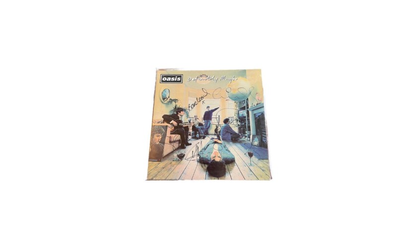 Oasis Original Lineup Signed Definitely Maybe LP