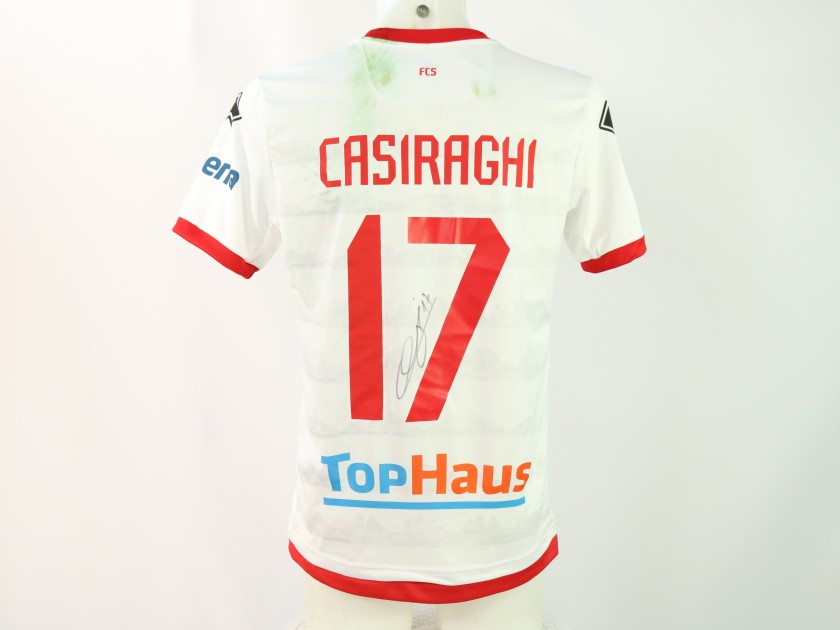 Casiraghi's Signed Unwashed Shirt, Sudtirol vs Cremonese 2024