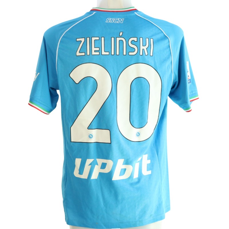 Zieliński's Napoli Unwashed Shirt, 2023/24