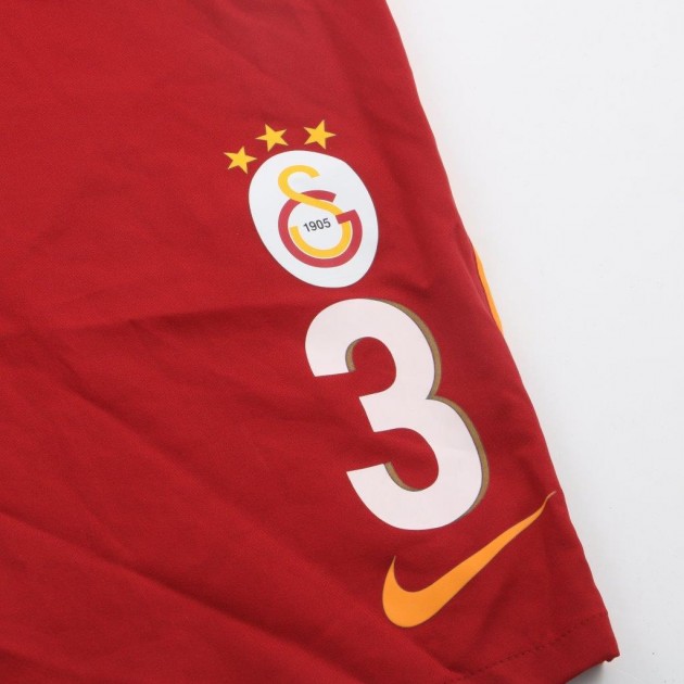 F.Melo Galatasaray shorts, issued/worn in 2012/2013 season