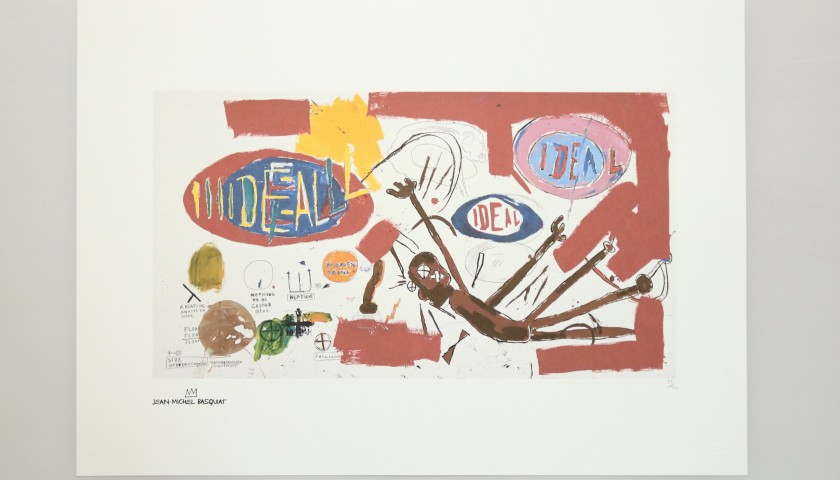 Basquiat Signed Lithograph