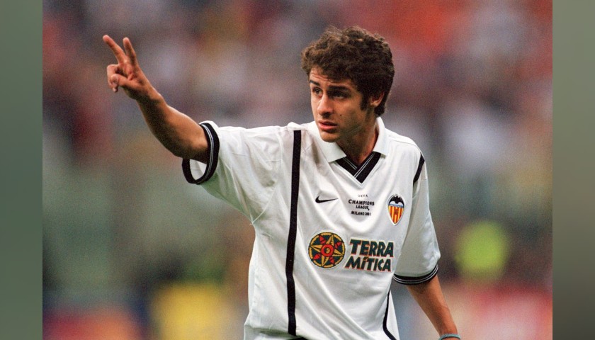 Aimar's Official Valencia Signed Shirt, 2000/01