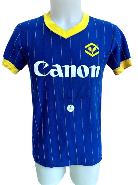 Hellas Verona Replica Shirt, 1984/85 - Signed by Preben Elkjær Larsen