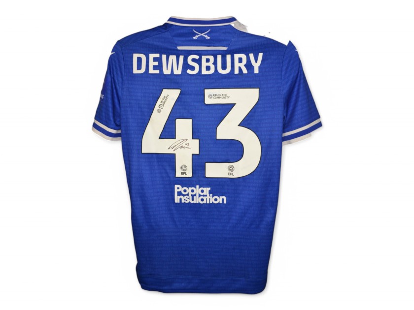 Dewsbury's Bristol Rovers Sky Bet League One Signed Match Worn Shirt, vs Huddersfield