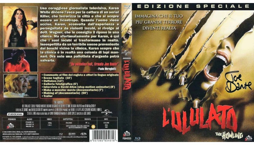"The Howling" Blu-ray Signed by Joe Dante