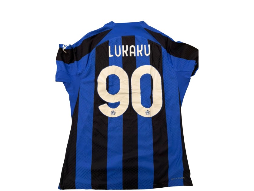 Lukaku's Inter Issued Shirt, UCL 2022/23