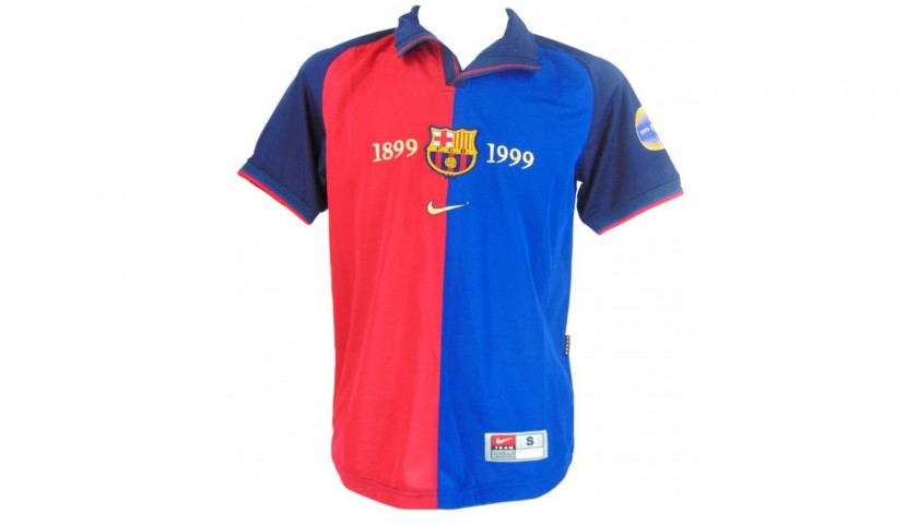 barcelona centenary shirt 1999