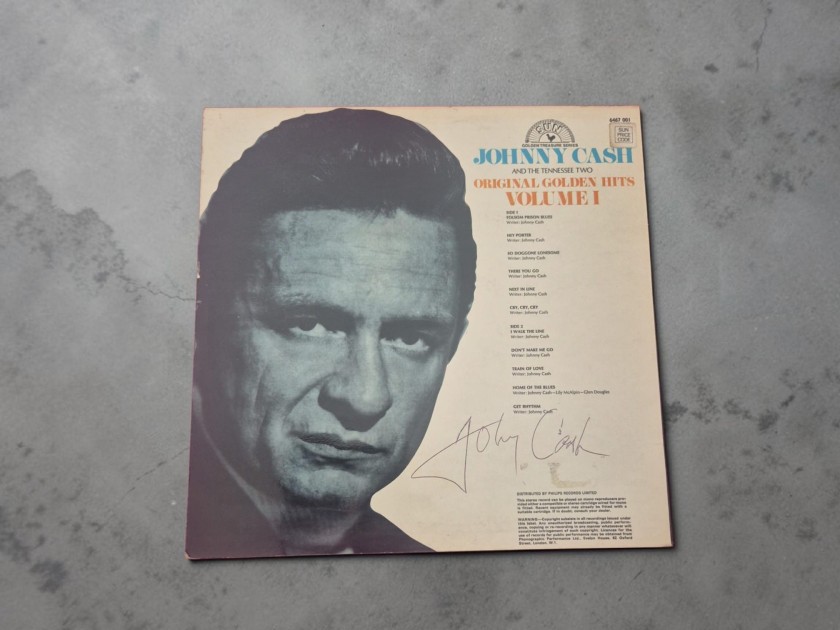 Johnny Cash Signed 'Original Golden Hits Volume I' Vinyl LP