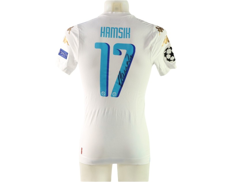 Hamsik's Napoli Signed Match-Issued Shirt, UCL 2016/17