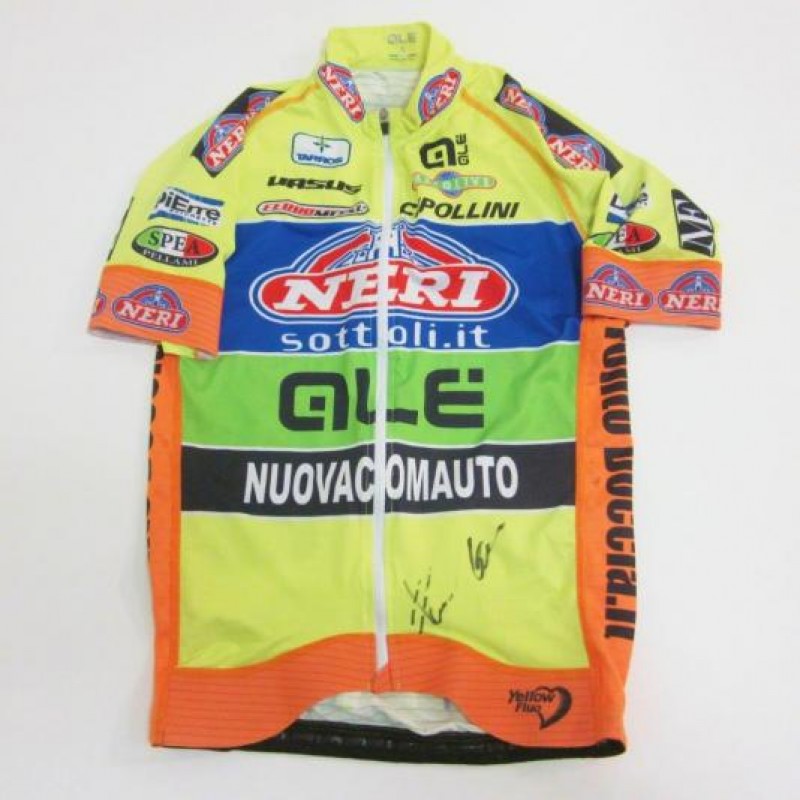 Cap, Shirt and Cycling Trousers worn by Giuseppe Fonzi - signed