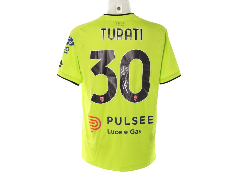 Maglia Turati Unwashed Monza vs Cagliari, 2025 - Autografata