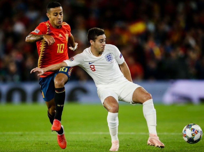 Thiago's Match Shirt, Spain-England 2018