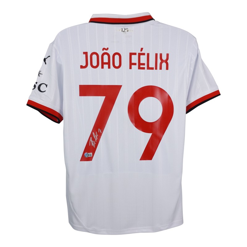 Joao Felix's AC Milan Signed Replica Shirt