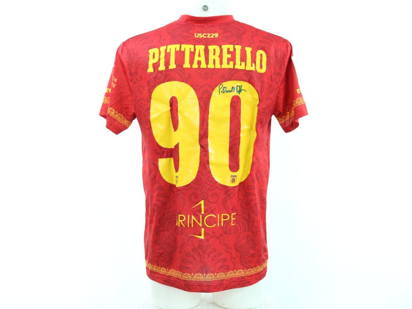 Maglia Pittarello Unwashed Catanzaro vs Mantova, 2024 - Autografata