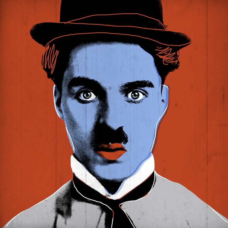 "Charlie Chaplin" by Andrea Pisano - Icon Pop