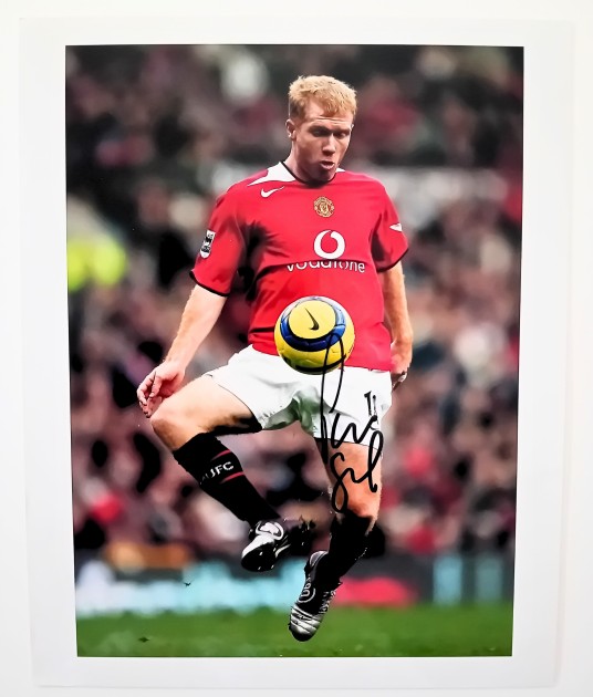 Paul Scholes' Manchester United Signed Picture