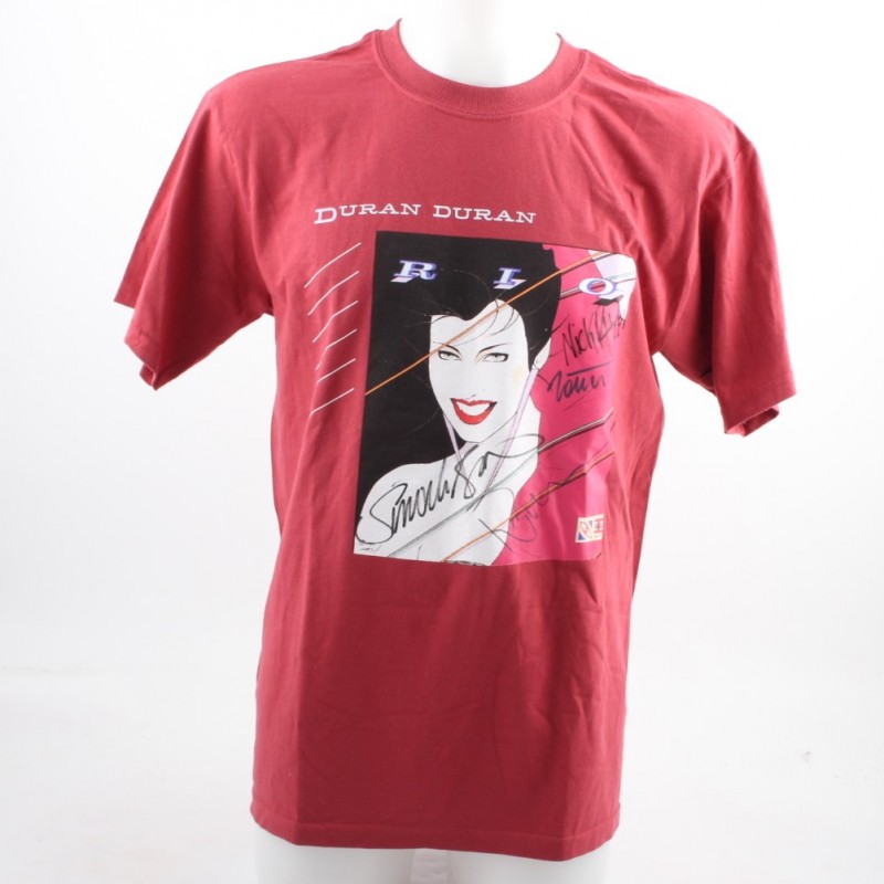 T-shirt signed by Duran Duran
