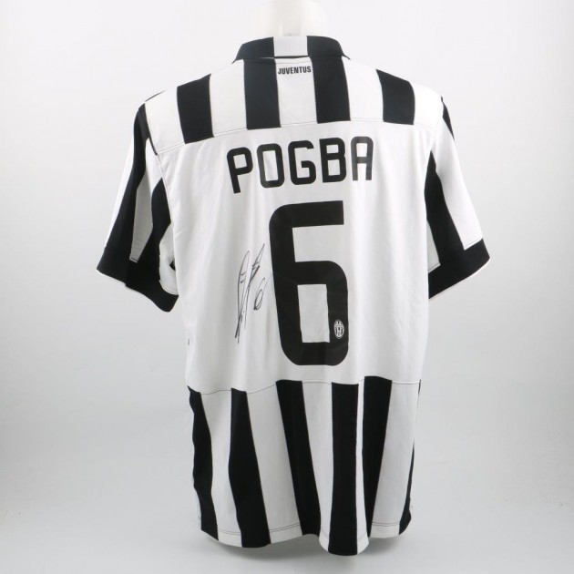 Pogba Official Replica Juventus shirt - Serie A 2014-2015 - signed