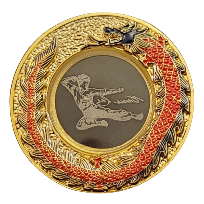 Bruce Lee Gold Plated Commemoration Coin