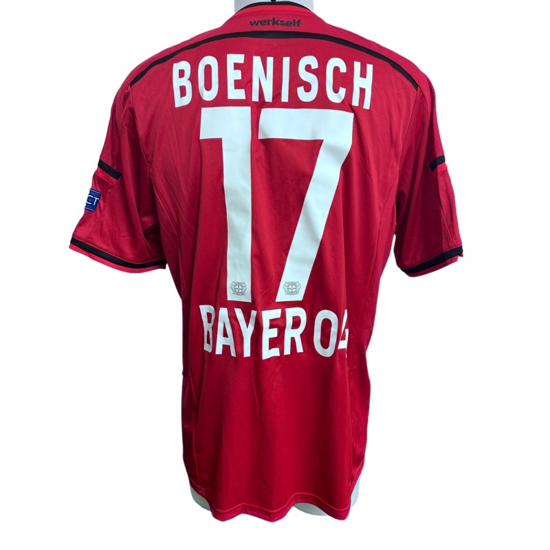 Boenisch's Match Shirt, Leverkusen vs Roma 2015