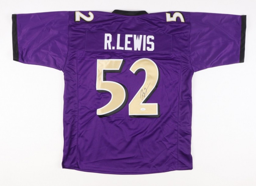Ray Lewis Signed Ravens Jersey