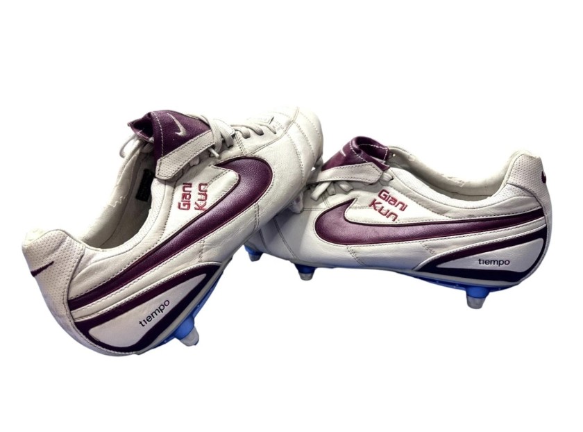 Sergio Aguero's Nike Unwashed Football Shoes