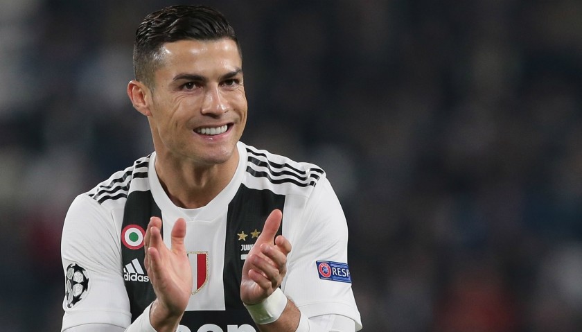 Ronaldo's Juventus Match-Issue Signed Shirt, 2018/19