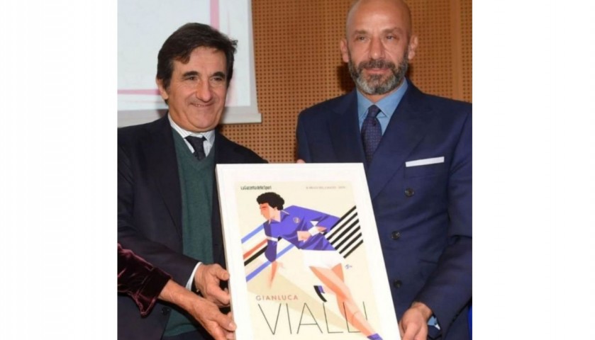 "Il bello del calcio" Poster 2019 - Signed by Gianluca Vialli