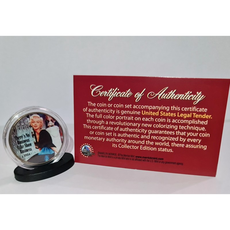 Marilyn Monroe's Half American Dollar Coin 