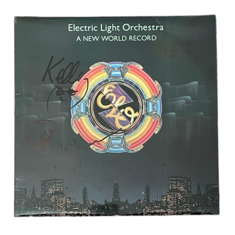 Electric Light Orchestra Signed A New World Record Vinyl LP