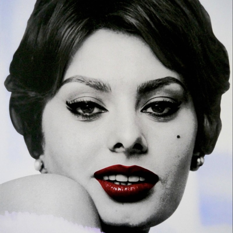 A Gorgeous Piece of Art from David Studwell Gallery - Sophia Loren 1