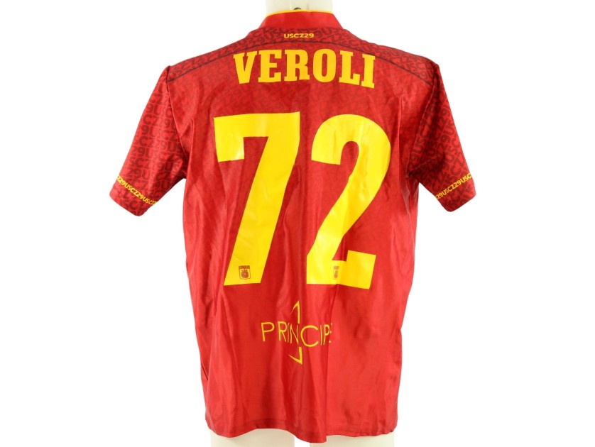 Veroli unwashed shirt Catanzaro vs Como 2023