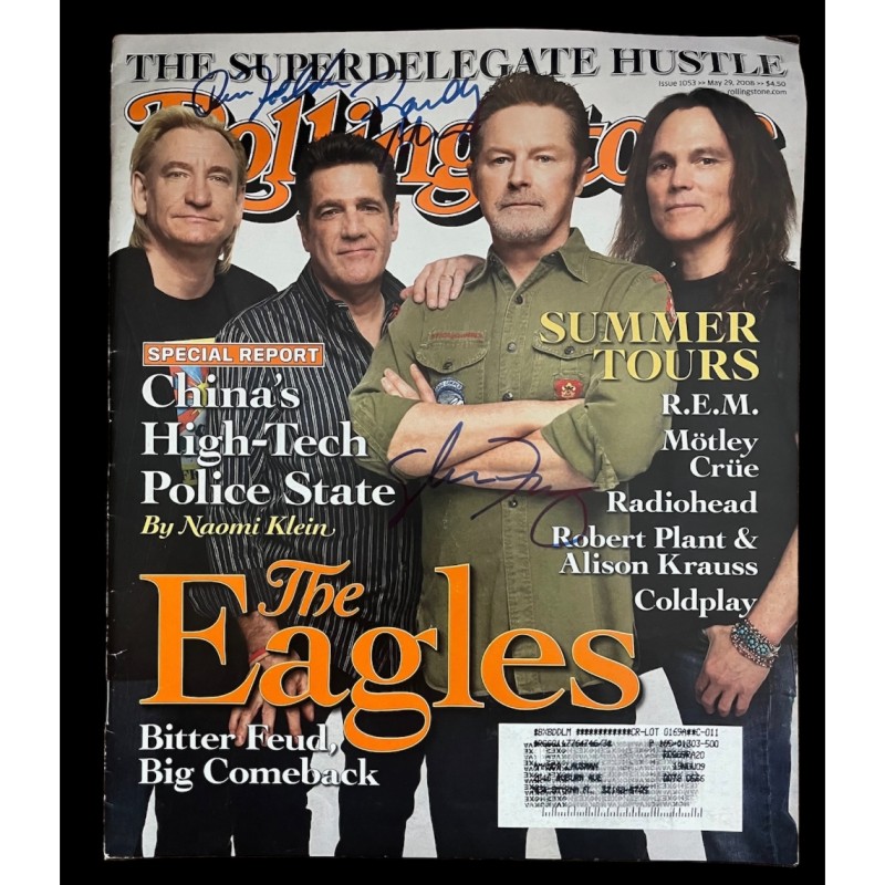 Eagles Signed Rolling Stone Magazine 