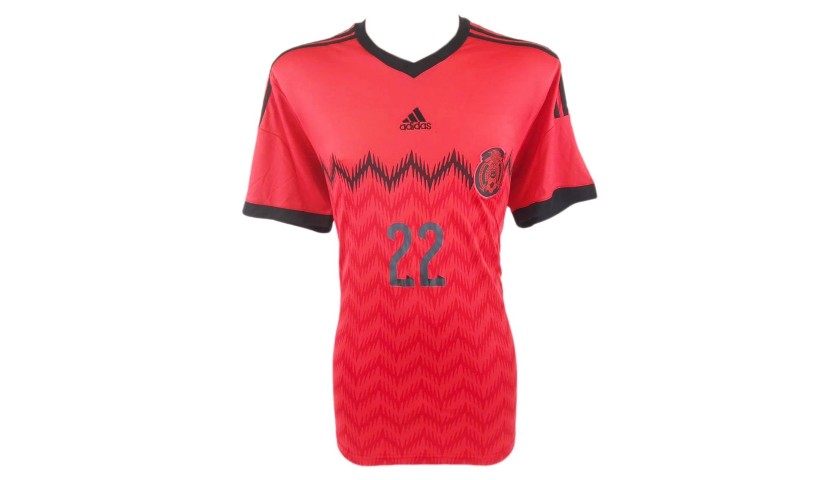 Raul Jimenez Mexico COPA AMERICA 2016 MATCH ISSUED Jersey Camiseta Shi –  foreversoccerjerseys