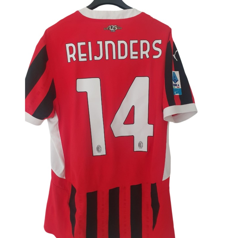 Reijnders' Milan vs Cagliari Unwashed Shirt, 2025