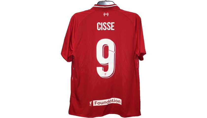 Cisse's Liverpool Legends Game Worn and Signed Shirt
