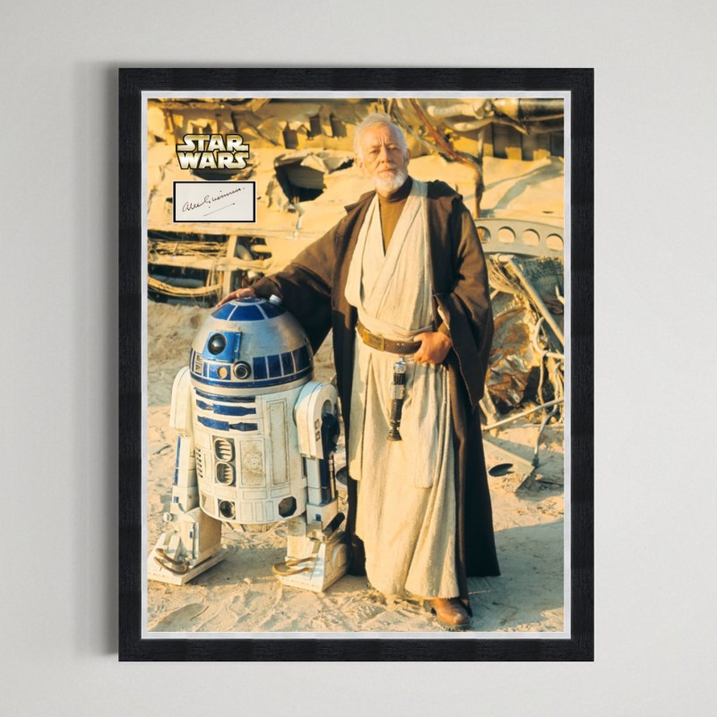 Alec Guinness - Star Wars Signed Display